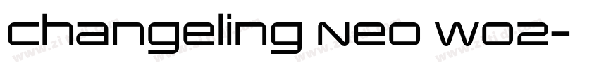 Changeling Neo W02字体转换